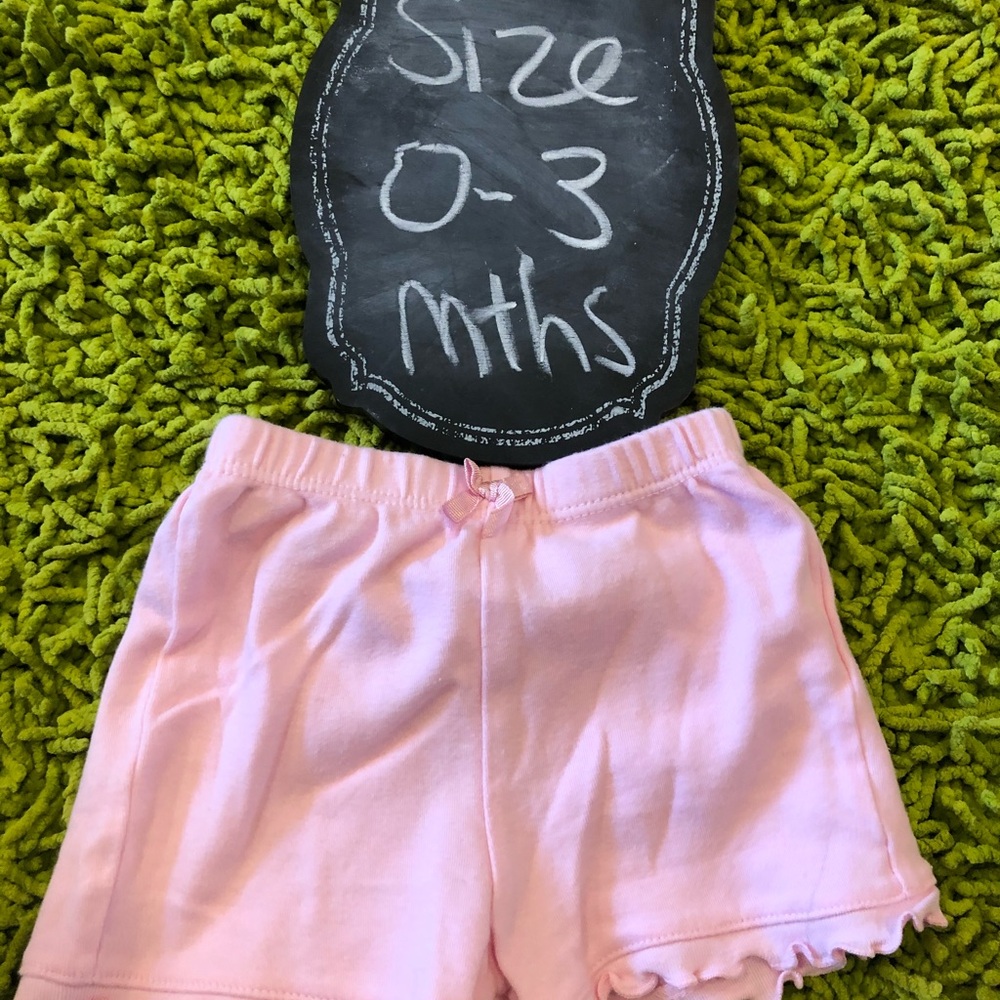 Circo Light Pink Baby Shorts